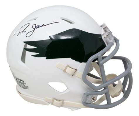 ron jaworski signed helmet